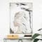 Abstract Woman's Profile Framed Canvas Wall Art